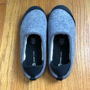 mahabis slippers grey size 38 with rubber sole